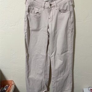 Hollister Pale Pink Low Rise Baggy Jeans